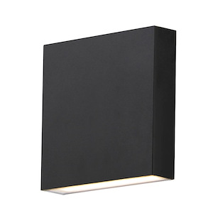 Brik - 14W 2 LED Outdoor Wall Mount-6.25 Inches Tall and 6.25 Inches Wide