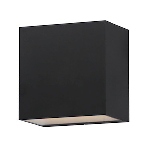 Blok - 12W 1 LED Outdoor Wall Mount-4.75 Inches Tall and 4.75 Inches Wide