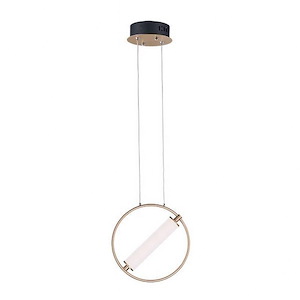 Flare-8.4W 1 LED Pendant-6.25 Inches wide by 11.75 inches high