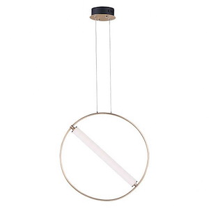 Flare-20.16W 1 LED Pendant-6.25 Inches wide by 23.75 inches high
