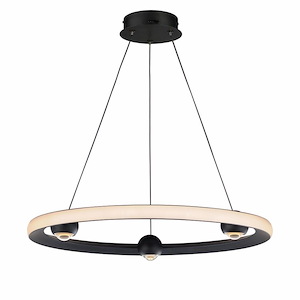 Nodes - 35W 1 LED CCT Select Ring Pendant-2.75 Inches Tall and 24 Inches Wide - 1266056