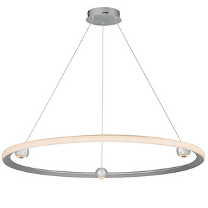Nodes - 50W 1 LED CCT Select Ring Pendant-2.75 Inches Tall and 40 Inches Wide - 1266058