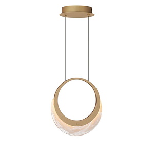 Lyra - 6.5W 1 LED Pendant-9.5 Inch Tall and 0.5 Inch Wide - 1377339