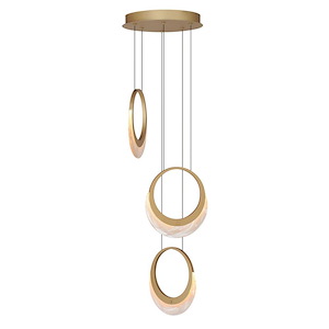Lyra - 5.5W 3 LED Pendant-9.5 Inch Tall and 12.5 Inch Wide - 1377340