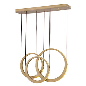 Tether - 34.25 Inch 180W 3 LED Pendant - 1046744