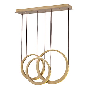 Tether - 34.25 Inch 180W 3 LED Pendant