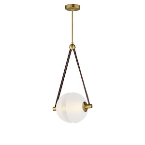 Dispatch - 14W 1 LED Pendant-34 Inches Tall and 11.75 Inches Wide