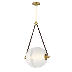 Dispatch - 18W 1 LED Pendant-42.25 Inches Tall and 15.75 Inches Wide