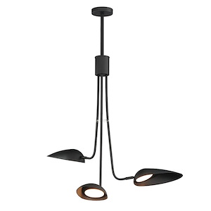 Marsh - 27W 3 LED Pendant-32.75 Inches Tall and 28 Inches Wide