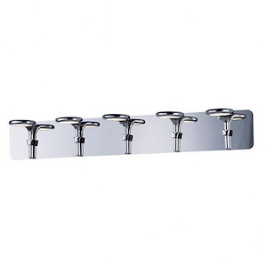 Cobra 5 Light Bath Vanity Approved for Damp Locations-6.75 Inches wide by 5.25 inches high
