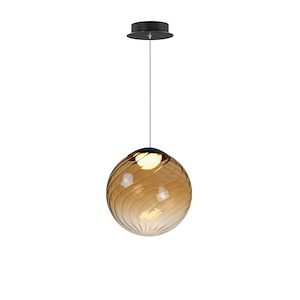 Planetary - 11W 1 LED Pendant-10.5 Inches Tall and 9.75 Inches Wide - 1342757