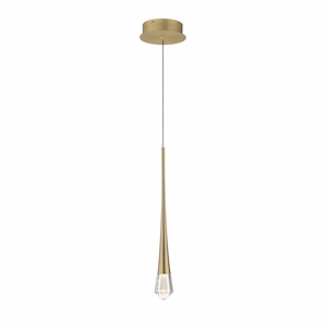 Pierce - 3W 1 LED Pendant-19 Inches Tall and 2.25 Inches Wide - 1266064