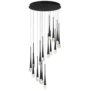 Pierce - 48W 16 LED Chandelier-19 Inches Tall and 24.75 Inches Wide - 1327184