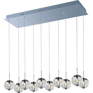 Orb-10 Light Pendant in European style-11 Inches wide by 7 inches high - 259527
