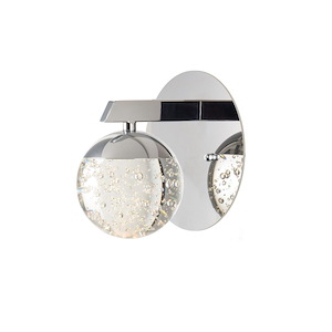 Orb II-5W 1 LED Wall sconce in Traditional style-6 Inches wide by 6 inches high