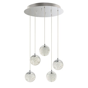Orb II - 15.5 Inch 25W 5 LED Pendant