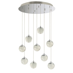 Orb II-45W 9 LED Pendant in Traditional style-21.75 Inches wide by 6 inches high - 700001