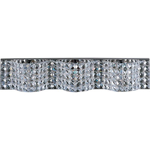 Wave-3 Light Bath Vanity in Contemporary style-5 inches high - 283099