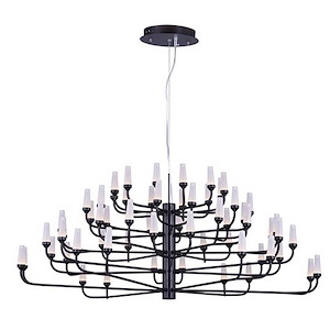 Candela 5 Tier Chandelier 60 Light Metal/Acrylic-44.5 Inches wide by 18.25 inches high