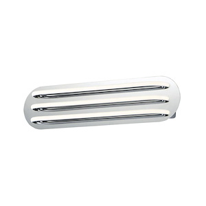 Neon 3 Light Bath Vanity Approved for Damp Locations-23.5 Inches wide by 6 inches high