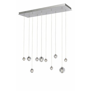 Harmony-15W 10 LED Pendant in Modern style-11 Inches wide by 3.75 inches high