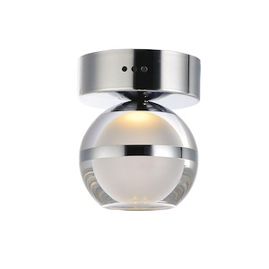 Swank-6W 1 LED Flush/Wall Mount-4.75 Inches wide by 6 inches high