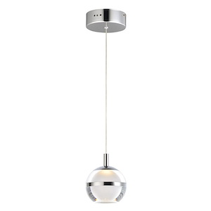 Swank-6W 1 LED Pendant-4.5 Inches wide by 5.5 inches high - 1026981