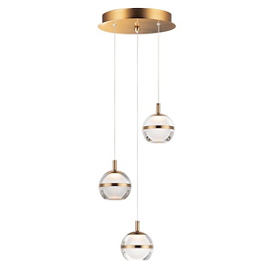 Swank-18W 3 LED Pendant-11.75 Inches wide by 5.5 inches high - 1026983