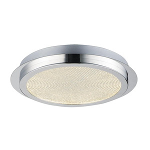 Sparkler-25.6W 1 LED Flush Mount-13.75 Inches wide by 2 inches high