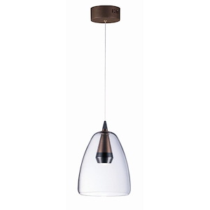 Sven-5W 1 LED Pendant-8 Inches wide by 11.25 inches high