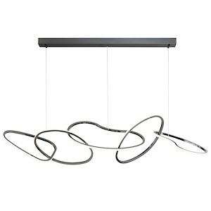 Unity - 50W 1 LED Linear Pendant-12 Inches Tall and 55 Inches Wide