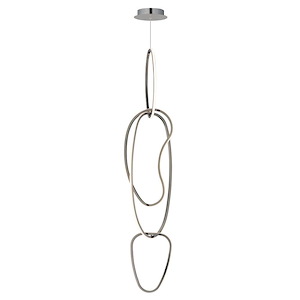 Unity - 240W 4 LED Pendant-63 Inches Tall and 12.5 Inches Wide - 1342759