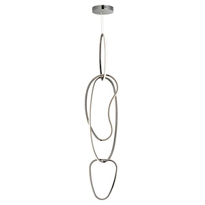 Unity - 240W 4 LED Pendant-63 Inches Tall and 12.5 Inches Wide - 1342759