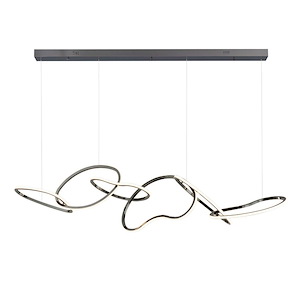 Unity - 64W 1 LED Linear Pendant-15.25 Inches Tall and 11.75 Inches Wide