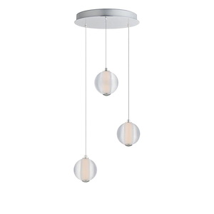 Rhythm - 15W 3 LED Pendant-5 Inches Tall and 11.75 Inches Wide - 1327187