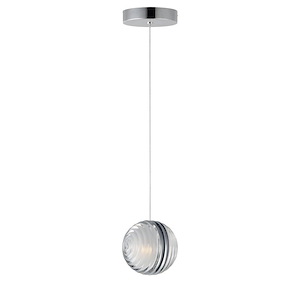 Pulse - 6W 1 LED Pendant-4.75 Inches Tall and 4.75 Inches Wide - 1311186