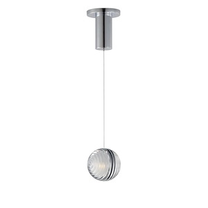 Pulse - 6W 1 LED Pendant-4.75 Inches Tall and 4.75 Inches Wide