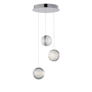 Pulse - 18W 3 LED Pendant-4.75 Inches Tall and 11.75 Inches Wide - 1311187