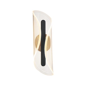 Manta - 12W 1 LED Wall Sconce-16.5 Inches Tall and 4.75 Inches Wide