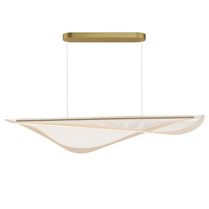 Manta - 44W 1 LED Linear Pendant-8.5 Inches Tall and 9.75 Inches Wide