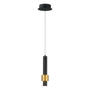 Reveal - 6W 1 LED Pendant-12.25 Inches Tall and 2.75 Inches Wide - 1327190