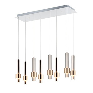 Reveal-48W 8 LED Pendant-10 Inches wide by 12.25 inches high
