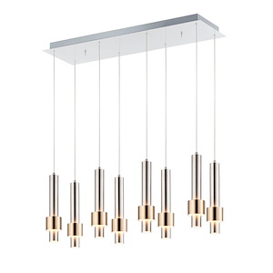 Reveal-48W 8 LED Pendant-10 Inches wide by 12.25 inches high