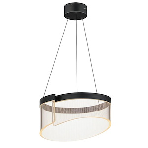 Sonata - 24W 1 LED Suspension Pendant-6.75 Inches Tall and 13 Inches Wide - 1266070