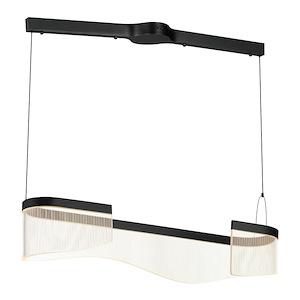 Sonata - 30W 1 LED Linear Pendant-7 Inches Tall and 36 Inches Wide - 1266071
