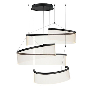 Sonata - 258W 3 LED Pendant-31.5 Inches Tall and 32.25 Inches Wide