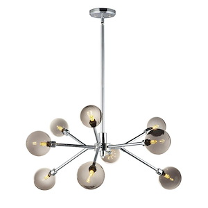 Asteroid-36W 9 LED Chandelier-31 Inches wide by 15 inches high - 821180
