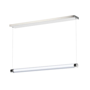 Vanish - 12W 1 LED Linear Pendant-2 Inches Tall and 2 Inches Wide