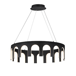 Coronation - 98W 1 LED Pendant-10.25 Inches Tall and 39.25 Inches Wide