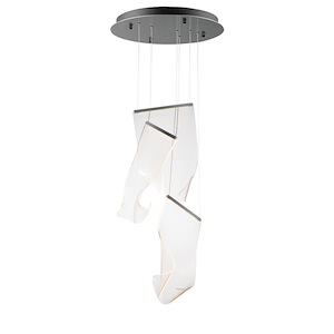 Rinkle - 9W 3 LED Pendant-15.75 Inches Tall and 15.75 Inches Wide